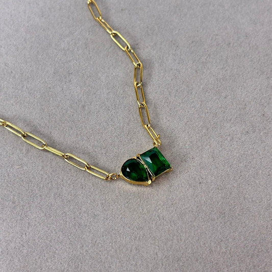 Green Stone Necklace