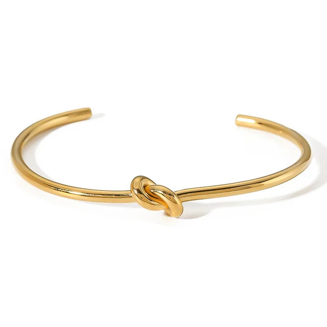 Knotted Cuff Kada Bracelet.