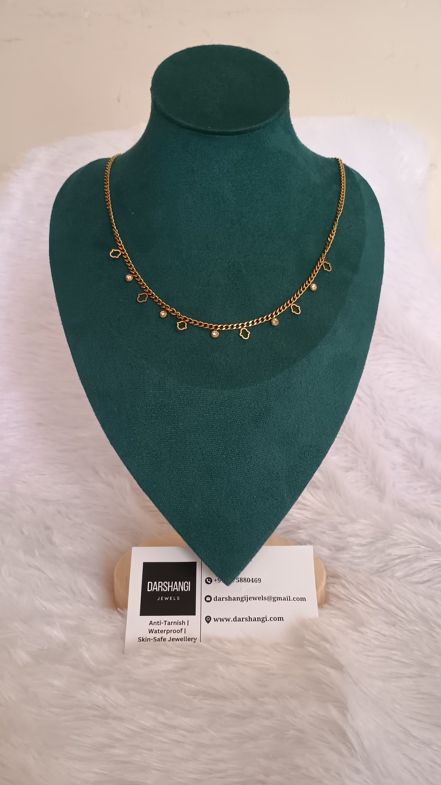 Goldan Charms Thick Chain Necklace