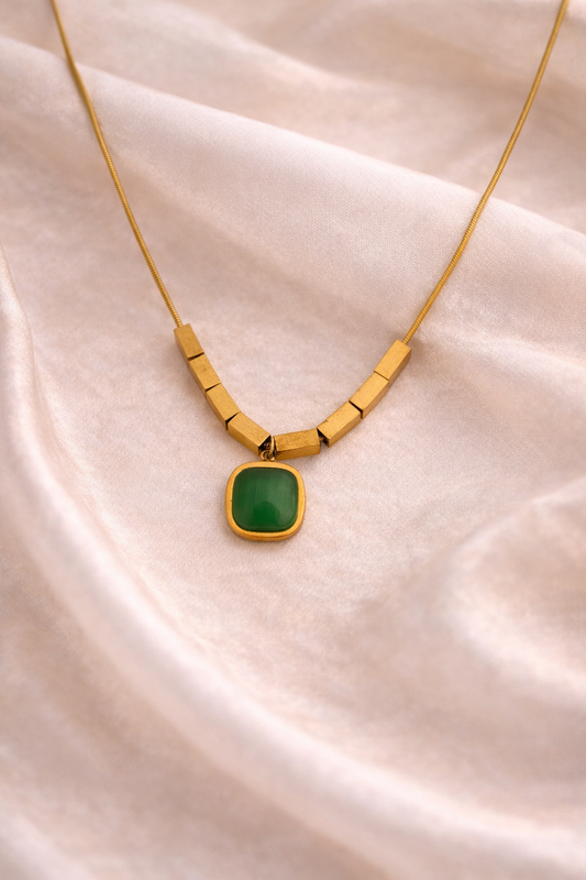 Green Stone Necklace