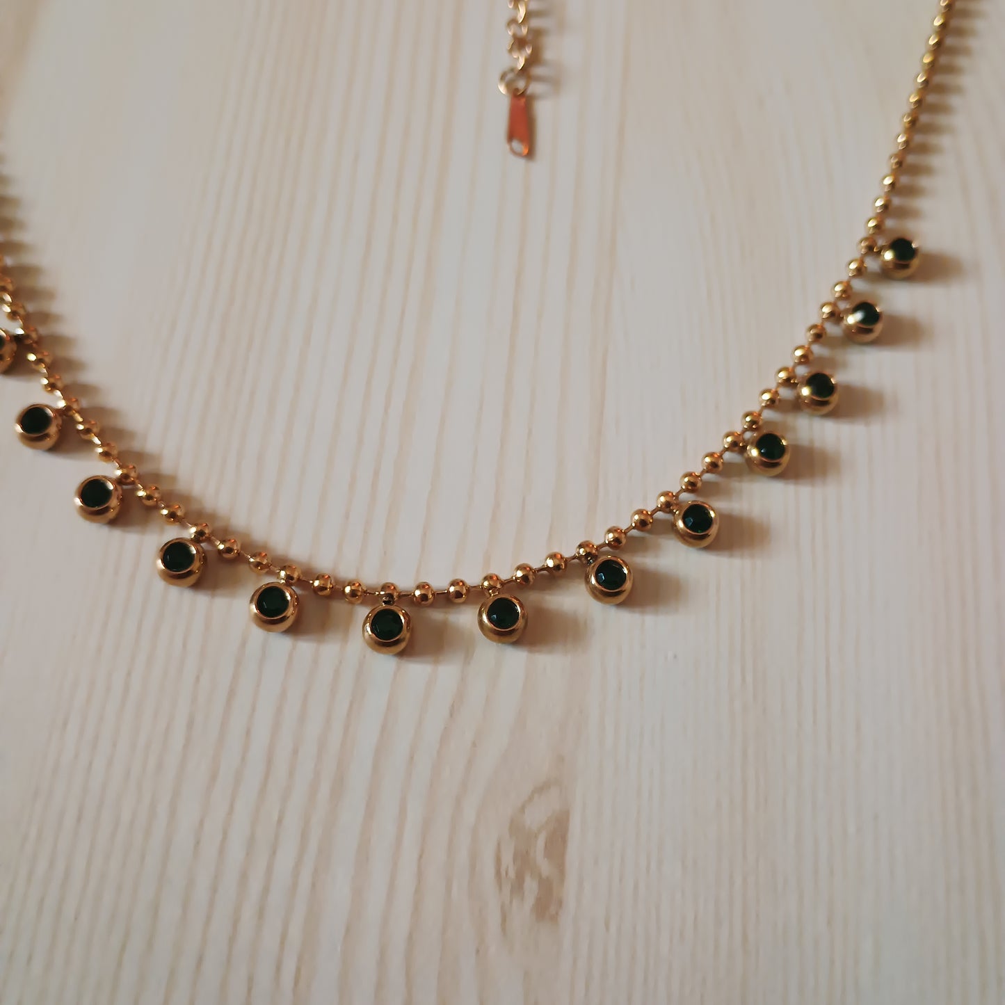 Green Charms Princess Necklace