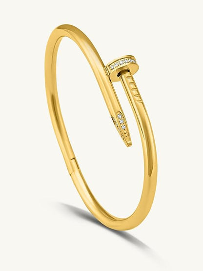 Rhinestone Lock Bracelate