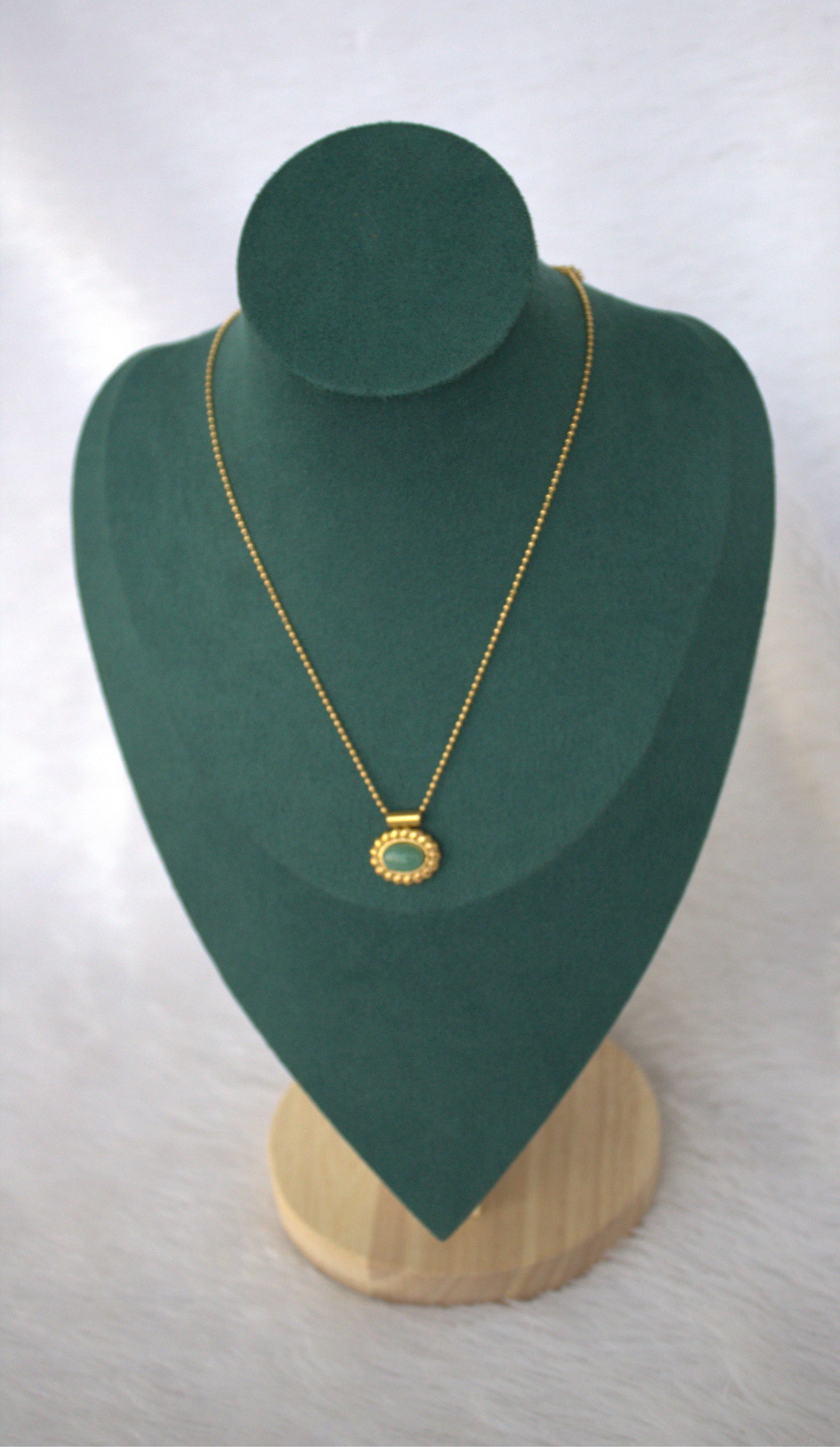 Blue Aqua Milky Pendent Necklace