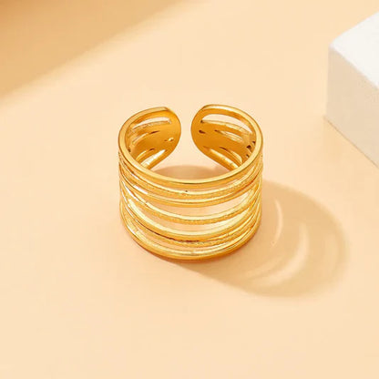 Stacked Line Ring
