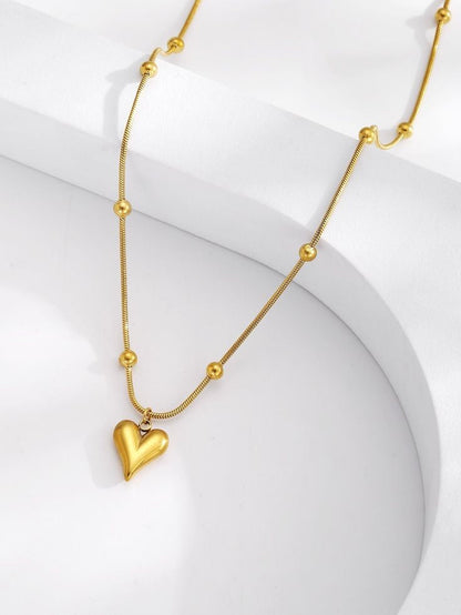 Solid Heart Necklace