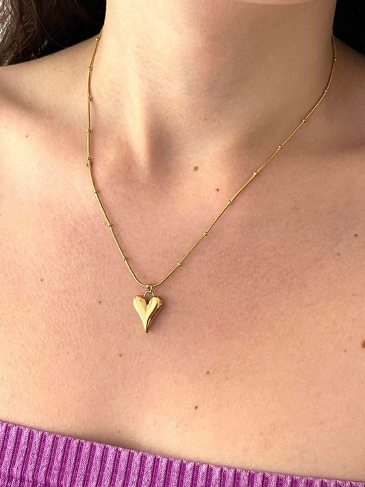 Solid Heart Necklace