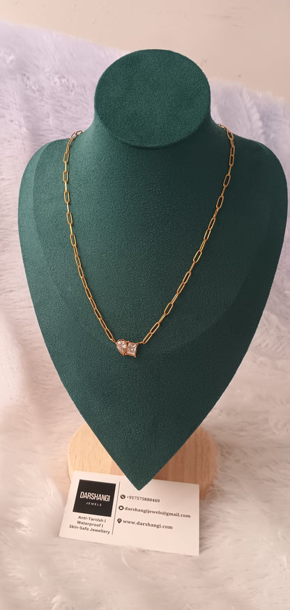 Double Stone Necklace