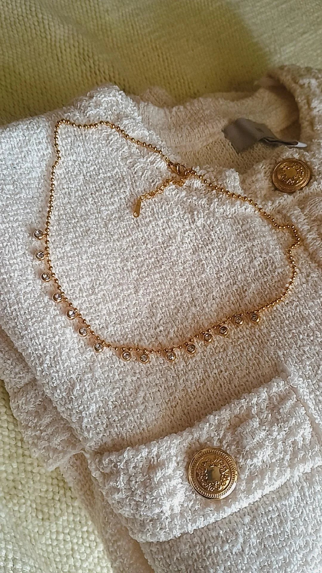 White Chams Necklace