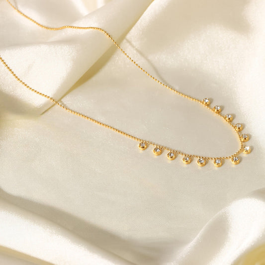 White Chams Necklace