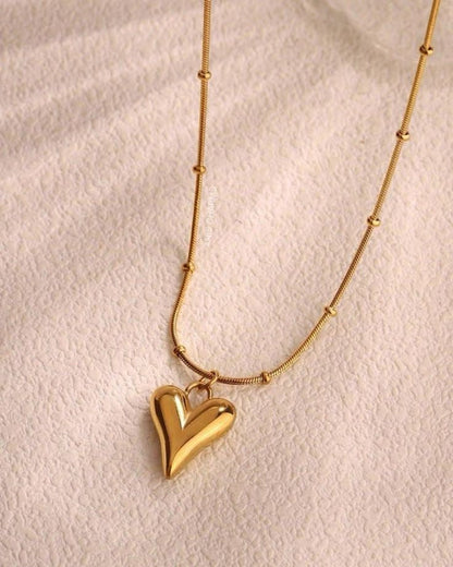 Solid Heart Necklace