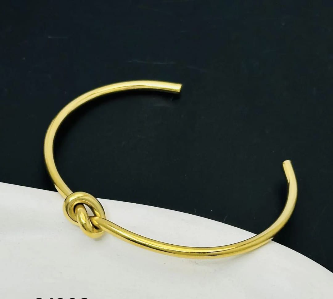 Knotted Cuff Kada Bracelet.