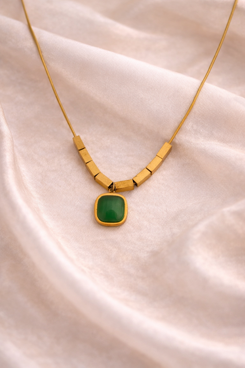 Green Stone Necklace