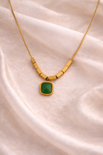 Green Stone Necklace