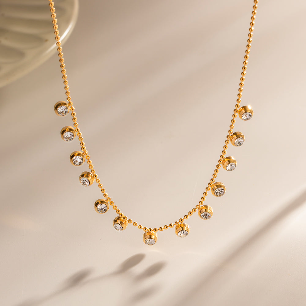 White Chams Necklace