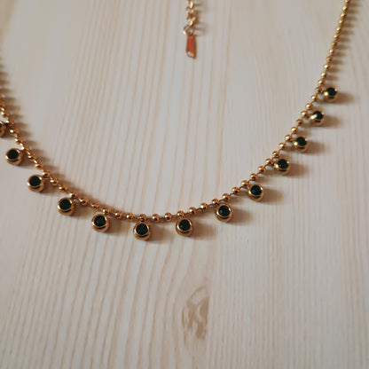 Green Charms Princess Necklace