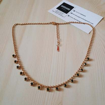 Green Charms Princess Necklace