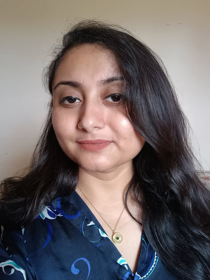 Green Glow Circle Necklace