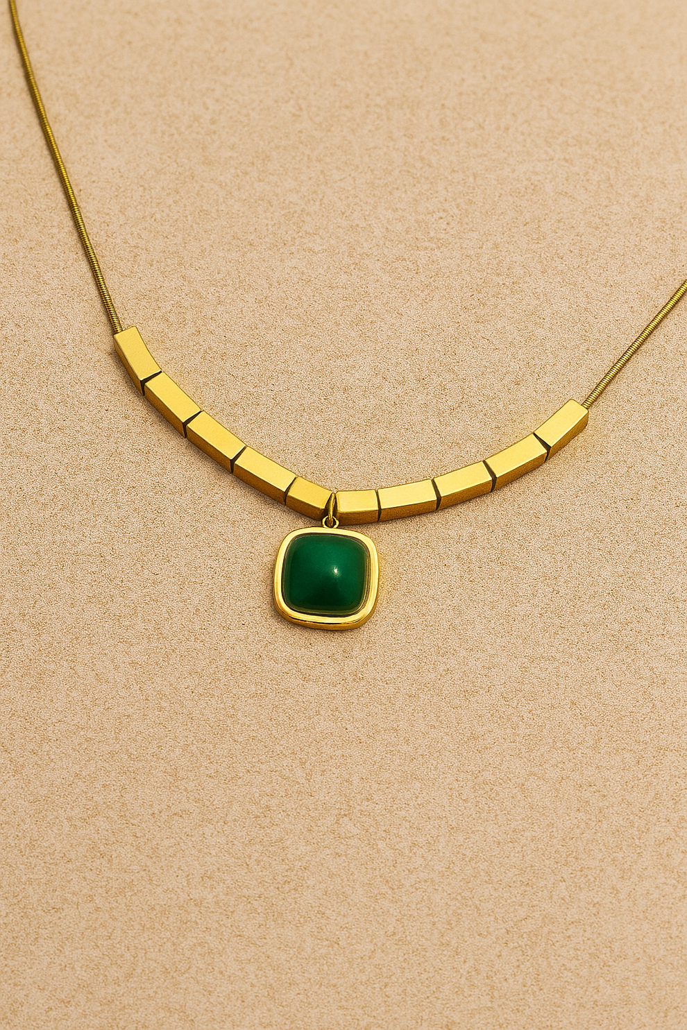 Green Stone Necklace