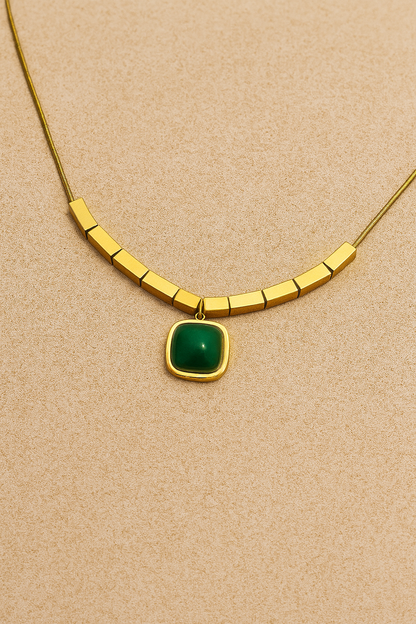 Green Stone Necklace