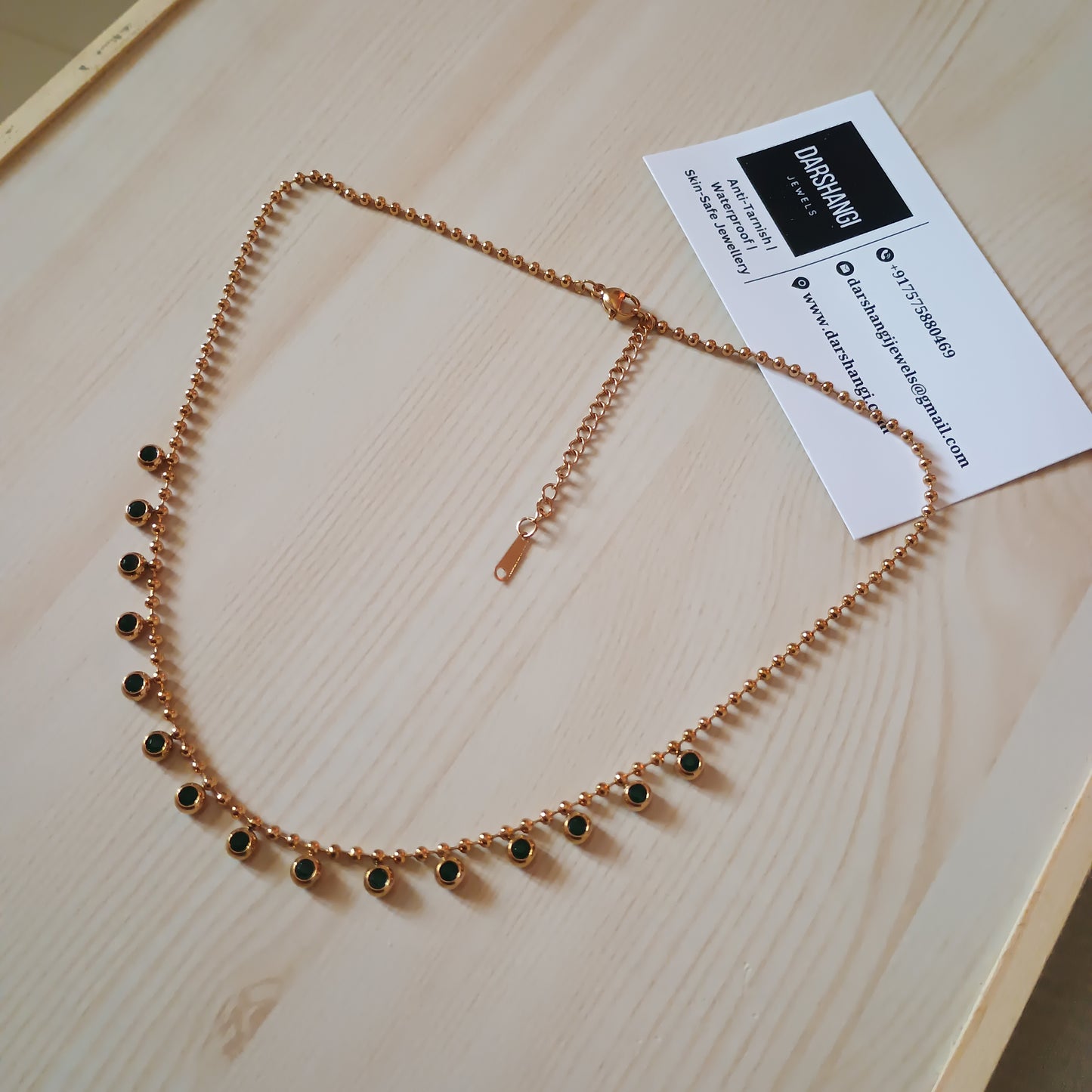 Green Charms Princess Necklace